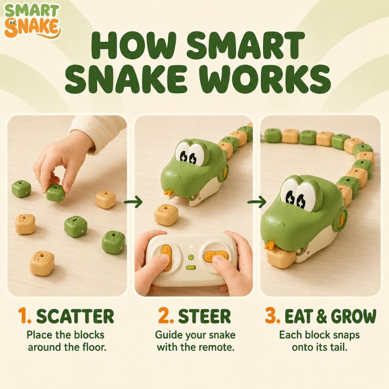 How to scatter, steer and collect with Smart Snake